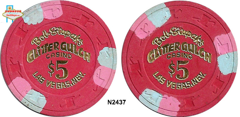 Glitter GUlch $5 chip Las Vegas, NV
