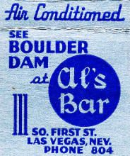 Al's Bar   111 S 1st Las Vegas in the 1940's 