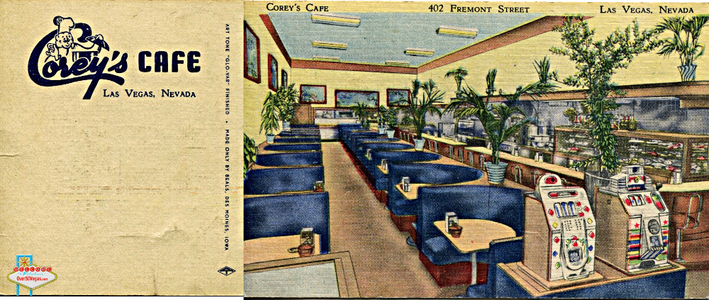 Corey's Fine Foods Las Vegas Postcard