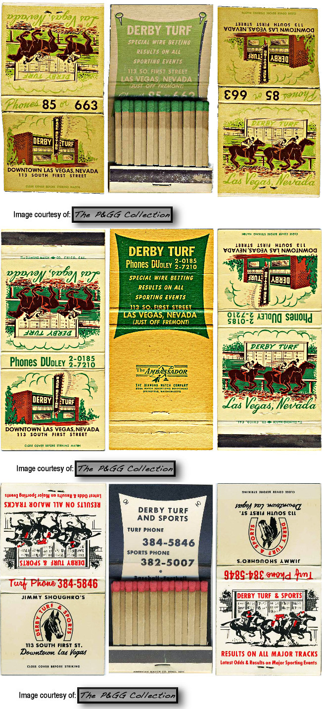 Derby Turf matchcovers