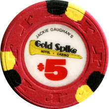 Gold Spike Casino Las Vegas Nevada $1 Chip 1981 