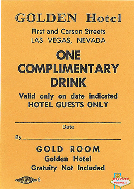 Golden Hotel Las Vgeas, NV coupon