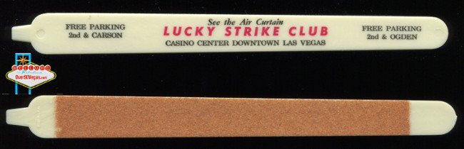  Lucky Strike Club fingernail file