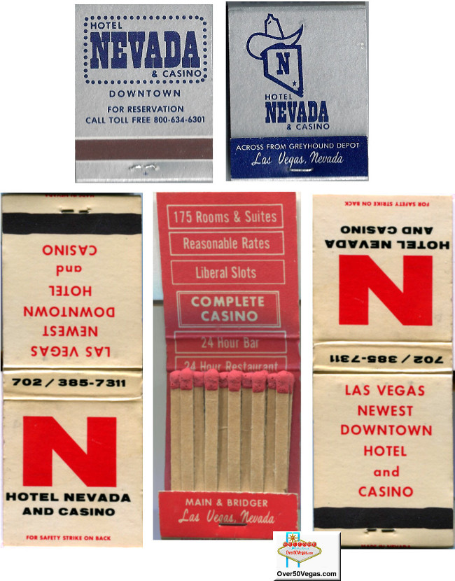 Hotel Nevada matchbooks